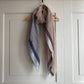 AW25 SIENNA OVERSIZED WOOL & LUREX BORDER SCARF