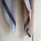 AW25 SIENNA OVERSIZED WOOL & LUREX BORDER SCARF