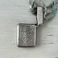 SOLID SILVER PENDANT ON SARI CORD (NO.2)
