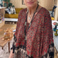 Lisa Taylor Design, Painted deities necklace on sari cord