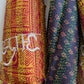 ERIN EMBROIDERED 'Peace & Love' KANTHA SCARF (NO. 1)