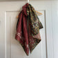 ERIN EMBROIDERED 'Peace & Love' KANTHA SCARF (NO. 2)