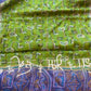 ERIN EMBROIDERED 'Peace & Love' KANTHA SCARF (NO. 3)