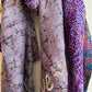 ERIN EMBROIDERED 'Peace & Love' KANTHA SCARF (NO. 4)