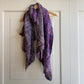 ERIN EMBROIDERED 'Peace & Love' KANTHA SCARF (NO. 4)