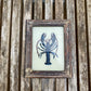 MINI INDIAN GLASS PAINTING (MARINE NO.6)