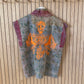 FLOURO EMBROIDERED KANTHA CHRISSY WAISTCOAT, LISA TAYLOR DESIGN