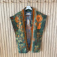 FLOURO EMBROIDERED KANTHA CHRISSY WAISTCOAT, LISA TAYLOR DESIGN