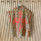 FLOURO EMBROIDERED KANTHA CHRISSY WAISTCOAT, LISA TAYLOR DESIGN