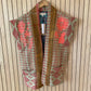 FLOURO EMBROIDERED KANTHA CHRISSY WAISTCOAT, LISA TAYLOR DESIGN