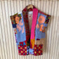 FLOURO EMBROIDERED KANTHA CHRISSY WAISTCOAT, LISA TAYLOR DESIGN
