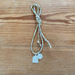 SILVER DEITIES NECKLACE ON SARI CORD
