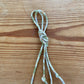 SILVER DEITIES NECKLACE ON SARI CORD