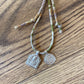 Lisa Taylor Design, Painted deities necklace on sari cord