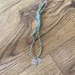 SILVER DEITIES NECKLACE ON SARI CORD