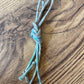 SILVER DEITIES NECKLACE ON SARI CORD