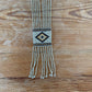 Lisa Taylor Design, Painted deities necklace on sari cord
