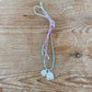 Lisa Taylor Design, Painted deities necklace on sari cord
