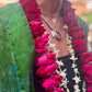 Lisa Taylor Design, Painted deities necklace on sari cord