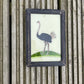 SMALL INDIAN GLASS PAINTING (BIRD NO.22)