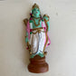 VINTAGE CLAY STATUE BLUE KRISHNA