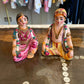VINTAGE CLAY STATUES HUSBAND & WIFE