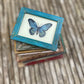 MINI INDIAN GLASS PAINTING (BIRD NO.4)