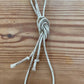SILVER DEITIES NECKLACE ON SARI CORD